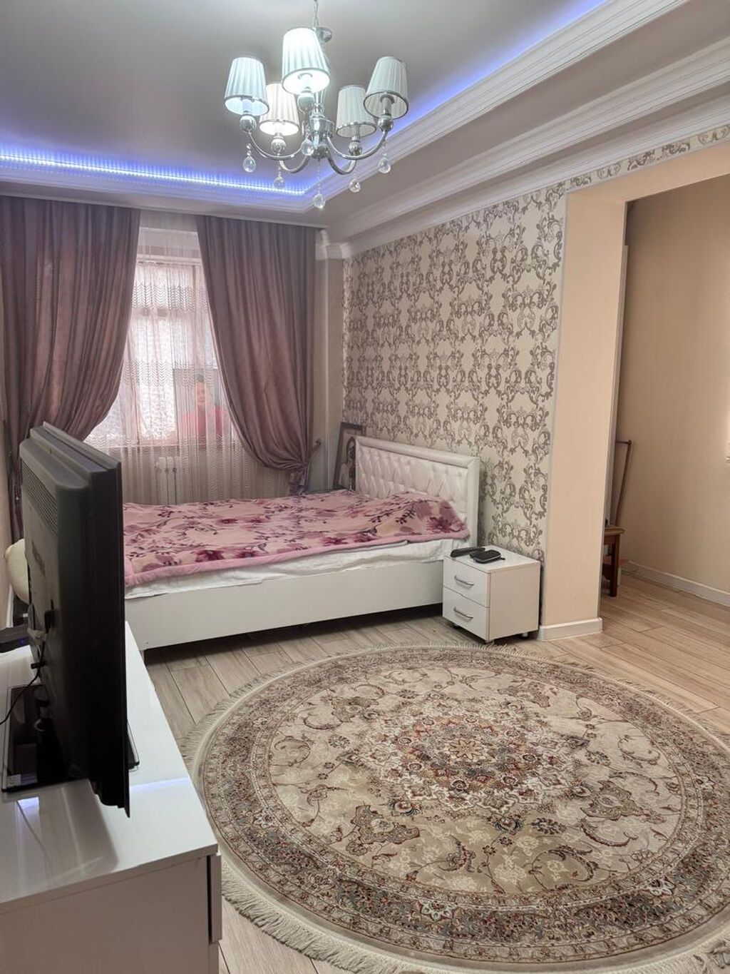 3 комнаты, 90 м², Джал мкр (в т.ч. Верхний, Нижний, Средний) Элитка, 9 этаж, Евроремонт: фото 3