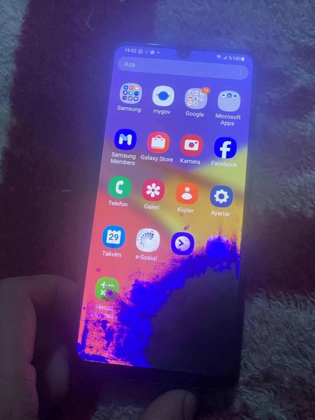 Samsung Galaxy A32, 64 GB, rəng - Bənövşəyi, Qırıq