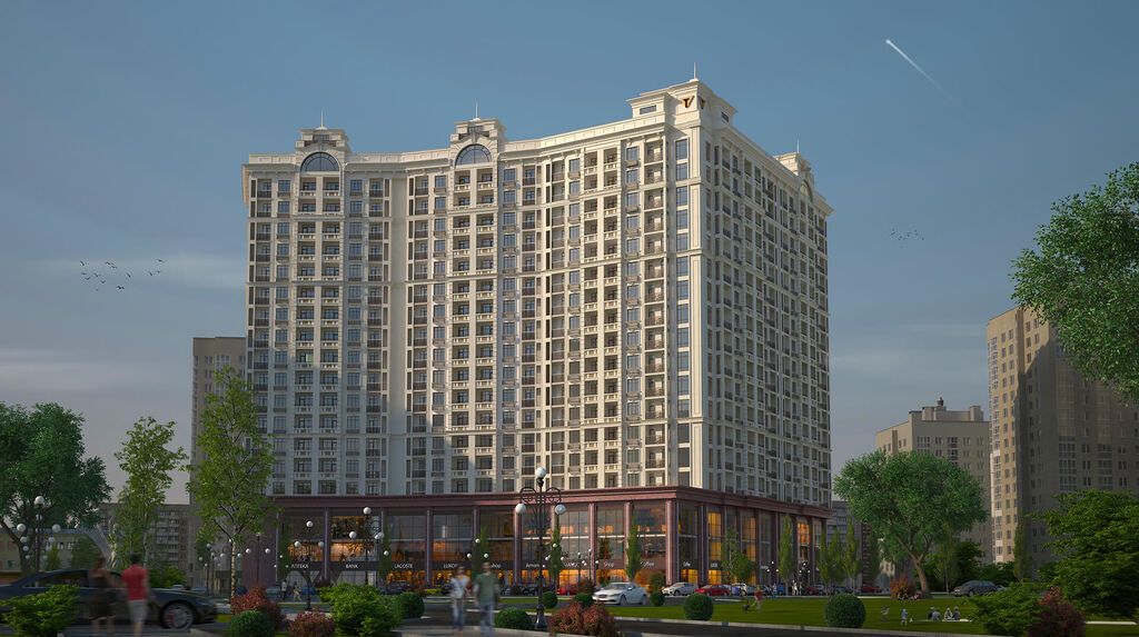 3 комнаты, 130 м², Южная Магистраль Элитка, 5 этаж, ПСО (под самоотделку): фото 1