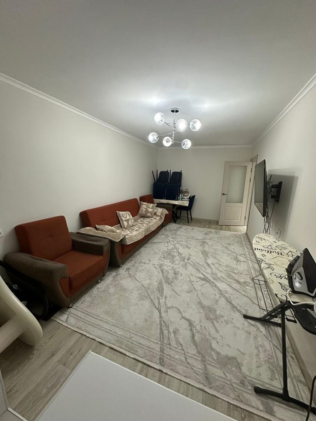 2 комнаты, 48 м², Центральная мечеть 104 серия, 5 этаж, Свежий ремонт: фото 2