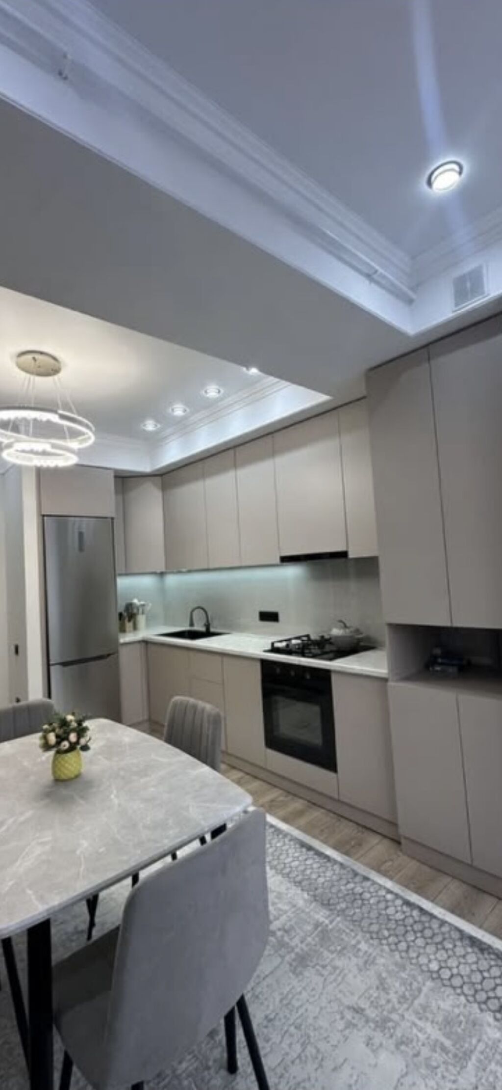 2 комнаты, 72 м², Кок-Жар ж/м Элитка, 11 этаж, Дизайнерский ремонт: фото 7