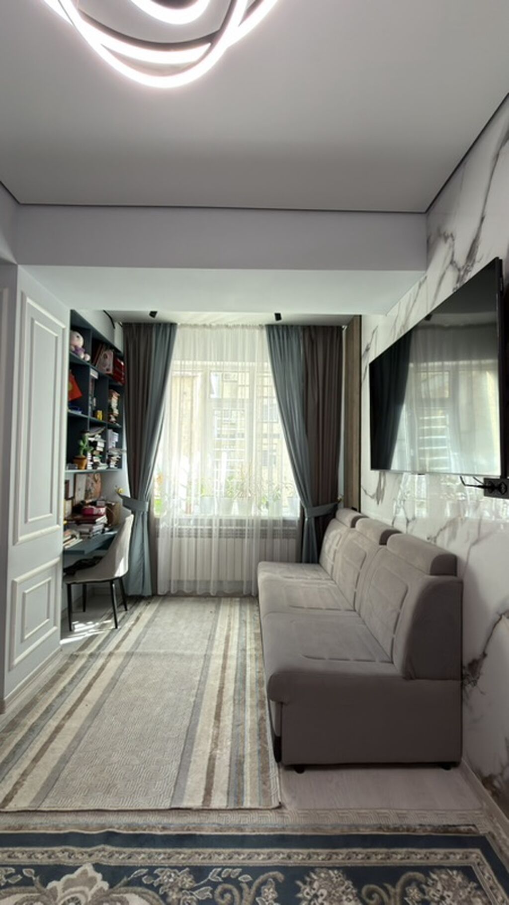 2 комнаты, 53 м², Элитка, 2 этаж, Дизайнерский ремонт: фото 3