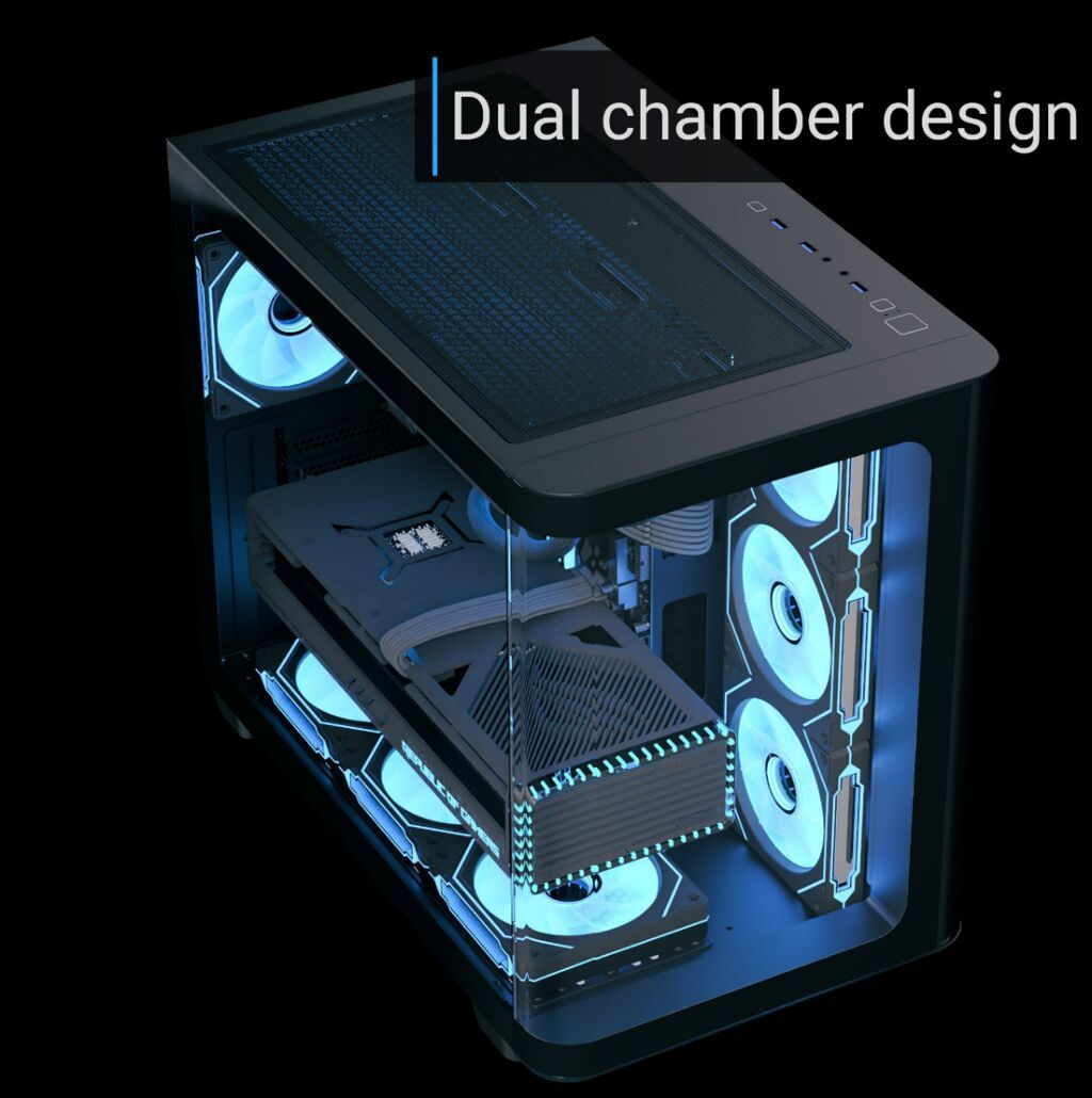 Корпус ПК, Новый, AeroCool, ATX, цвет - Черный: фото 2
