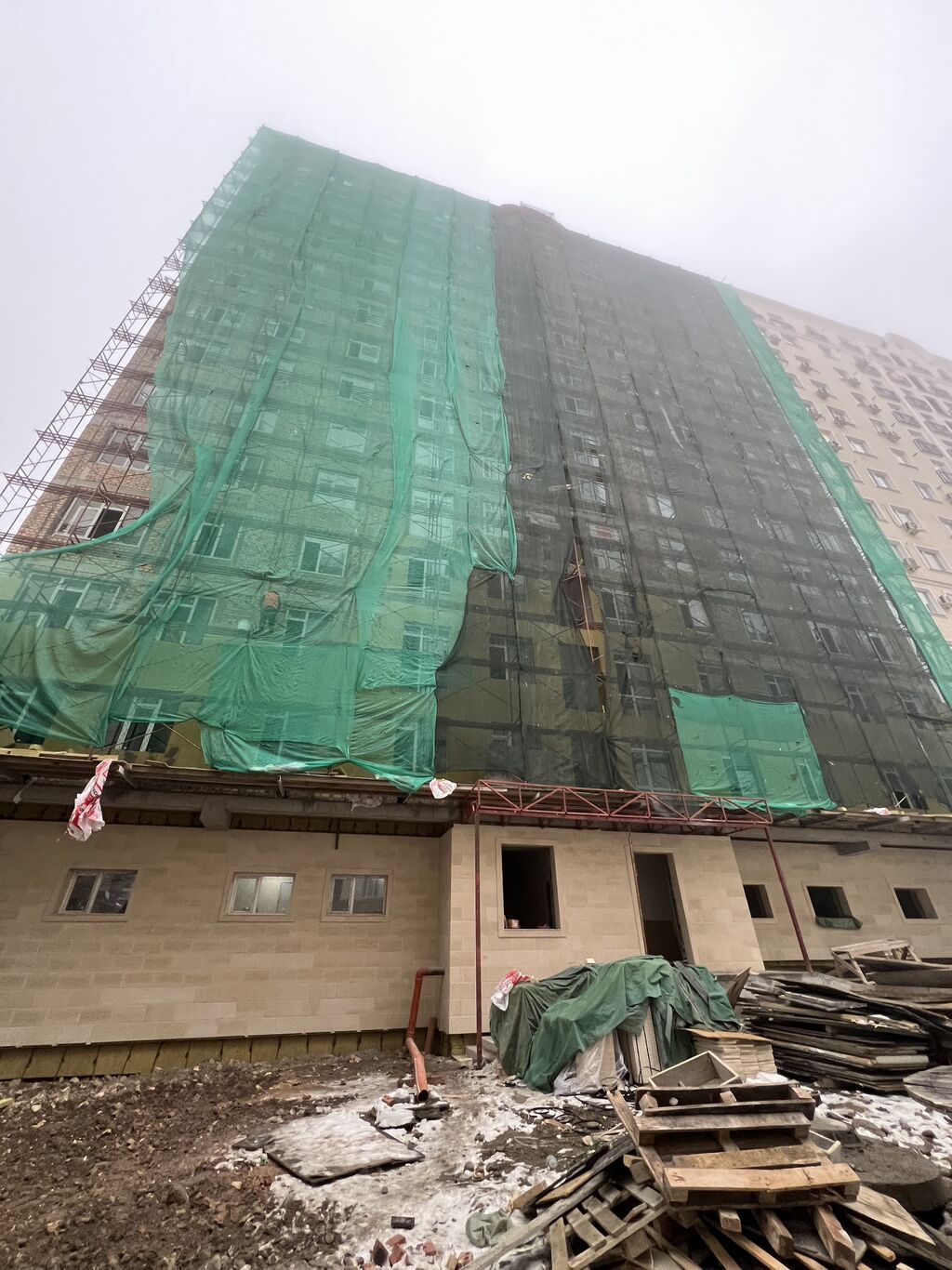 2 комнаты, 70 м², Асанбай мкр Элитка, 15 этаж, ПСО (под самоотделку): фото 4