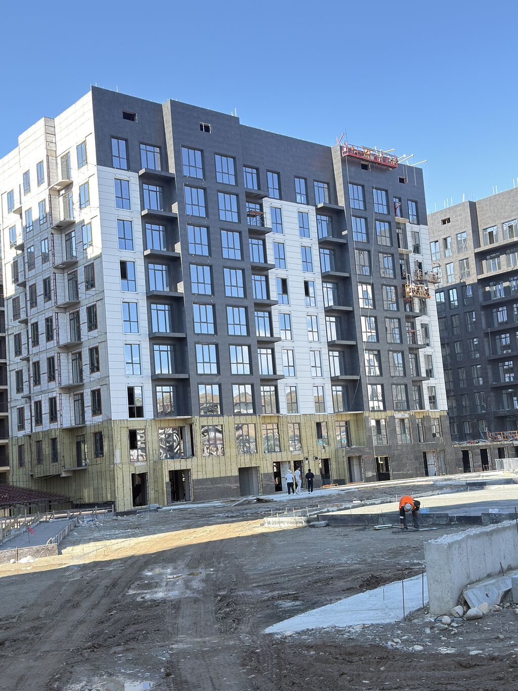 2 комнаты, 80 м², Элитка, Орто-Сай с. Элитка, 9 этаж, ПСО (под самоотделку): фото 4