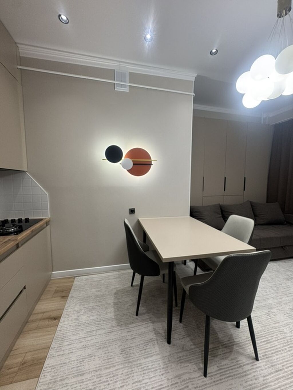 2 комнаты, 42 м², Тунгуч мкр Элитка, 13 этаж, Дизайнерский ремонт: фото 6
