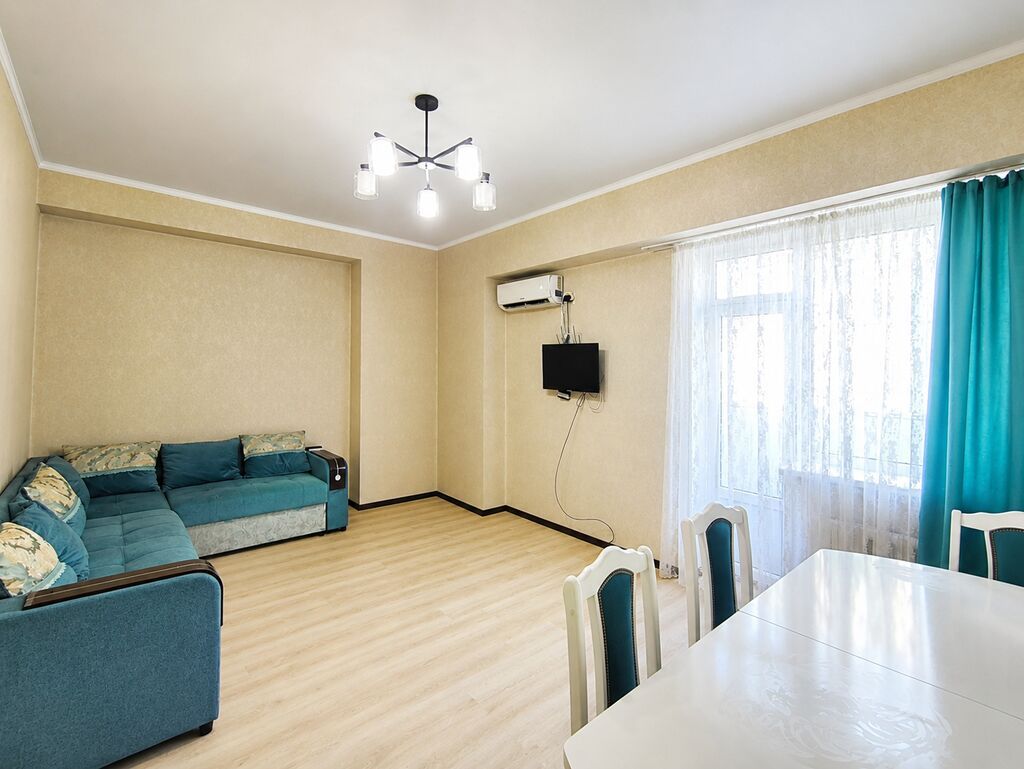 2 комнаты, 58 м², ул. Московская / Турусбекова Элитка, 3 этаж, Евроремонт: фото 6