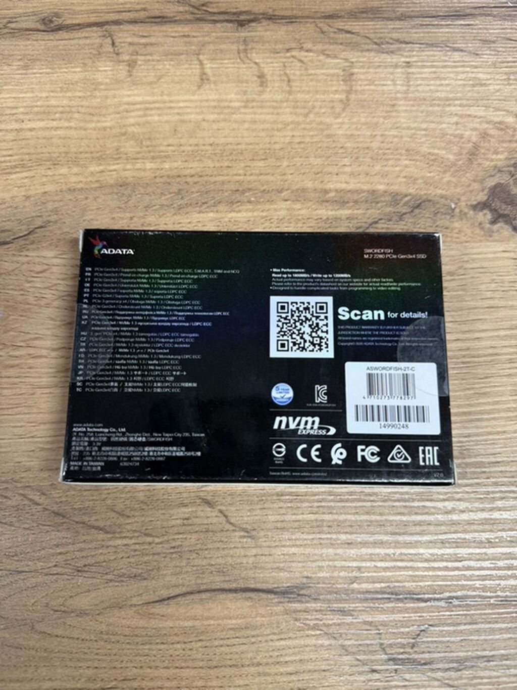 Накопитель для ПК, Новый, ADATA, SSD, 2 ТБ, Для ПК: фото 2