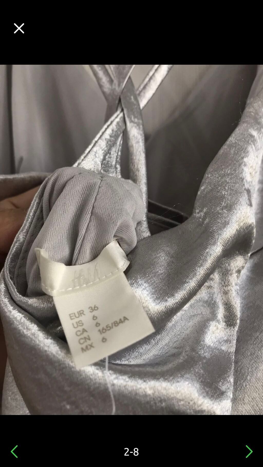 Платье актуально на все времена от бренда H&M 42 размер, сидит по: фото 2
