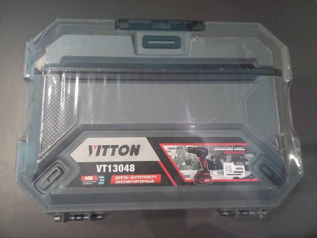 Дрель-шуруповерт аккумуляторная VITTON VT13048 Новый полный комплект: фото 4
