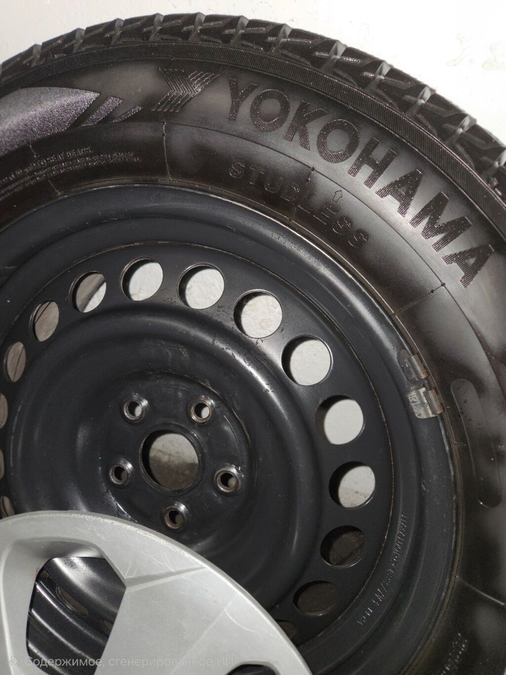Колеса в сборе 225 / 65 / R 17, Зима, Б/у, Комплект, Внедорожные (АТ/МТ), Железные, отверстий - 5: фото 4