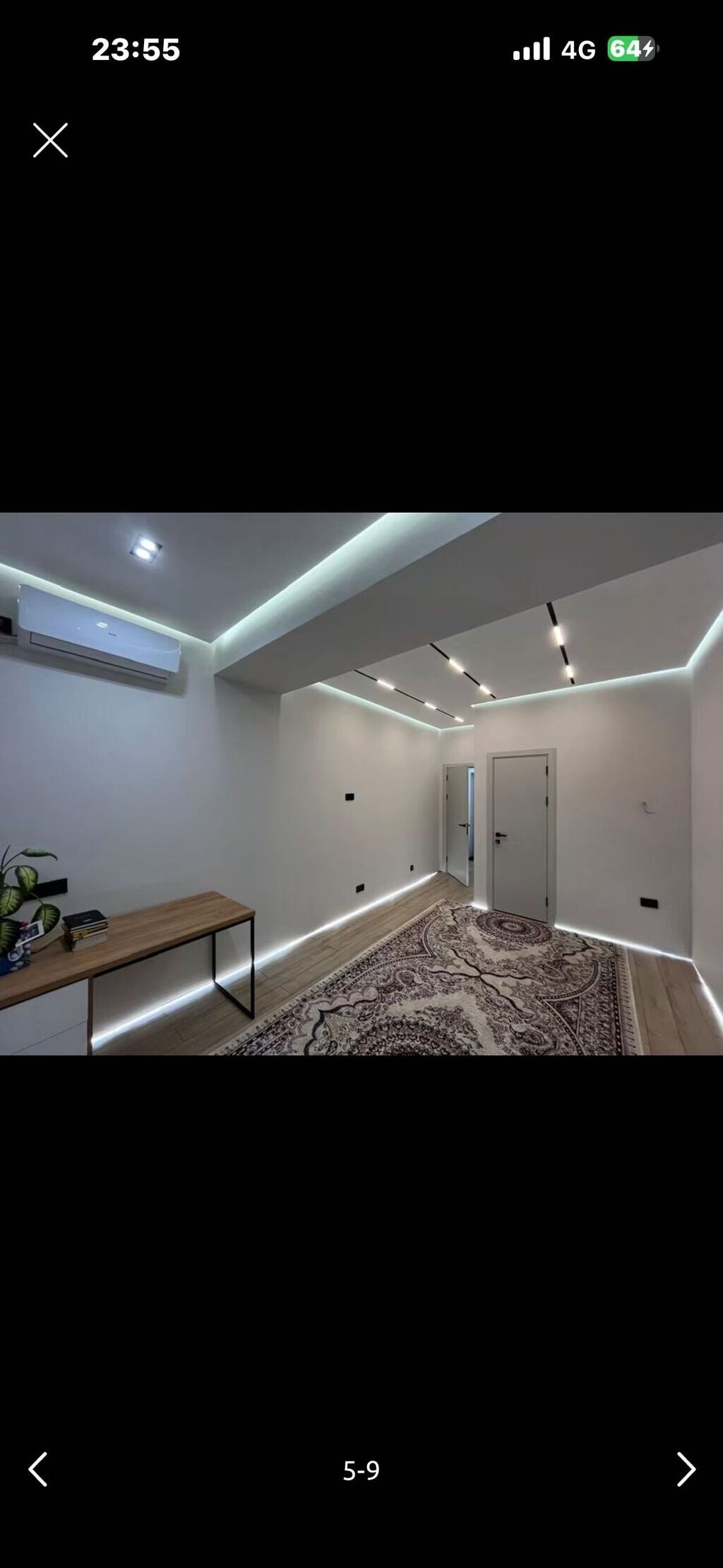1 комната, 46 м², Асанбай мкр Элитка, 6 этаж, Дизайнерский ремонт: фото 2