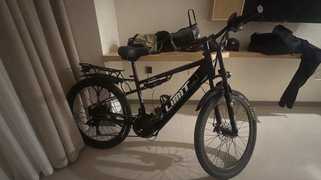 Горный электровелосипед LIMIT E-Bike (черный) - Рама: с центральным: фото 8