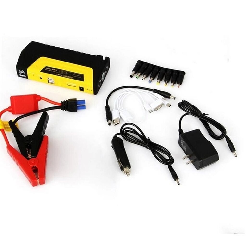 Банк для запуска автомобиля. Jump Starter 16800 Mah. Jump Starter для автомобиля. Автомобильное пуско-зарядное устройство li-Polymer. ￼ Floureon 16800mah Dual USB Jump Starter Power.