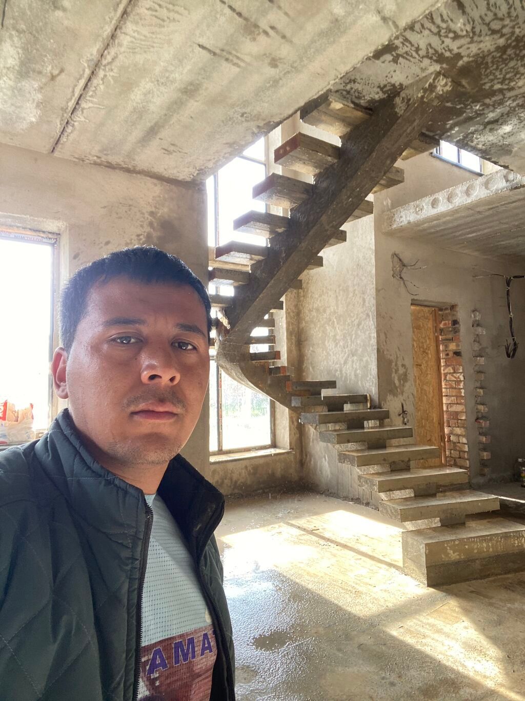 Монолитной лестница любой сложный дизайн Фасондаа заливают УЗБЕК: фото 2