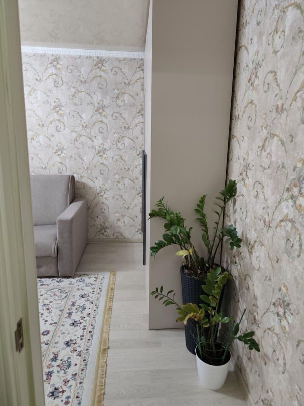 2 комнаты, 43 м², Центральная мечеть 104 серия, 1 этаж, Евроремонт: фото 5