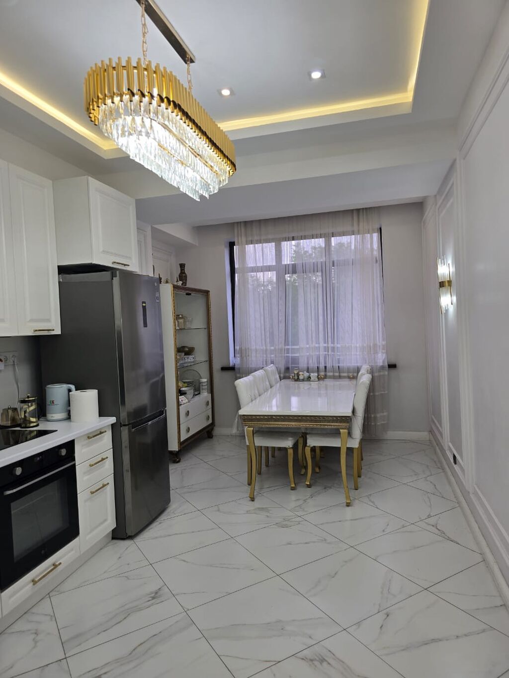 3 комнаты, 108 м², ул. Калык Акиева Элитка, 3 этаж, Дизайнерский ремонт: фото 3