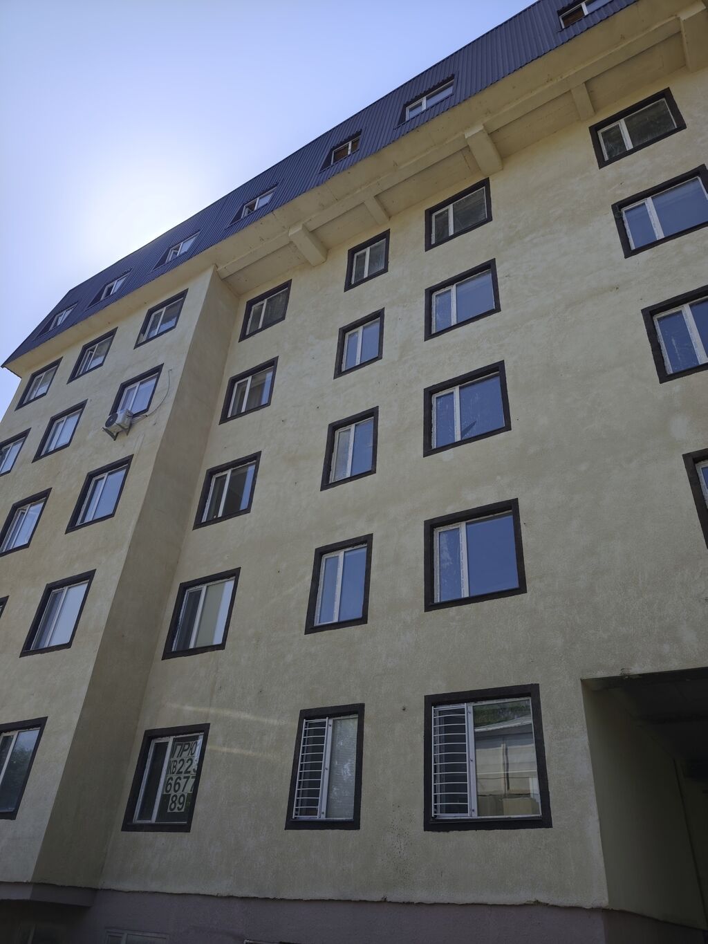 3 комнаты, 72 м², Сары-Озон Дыйкан рынок Элитка, 6 этаж, ПСО (под самоотделку): фото 2