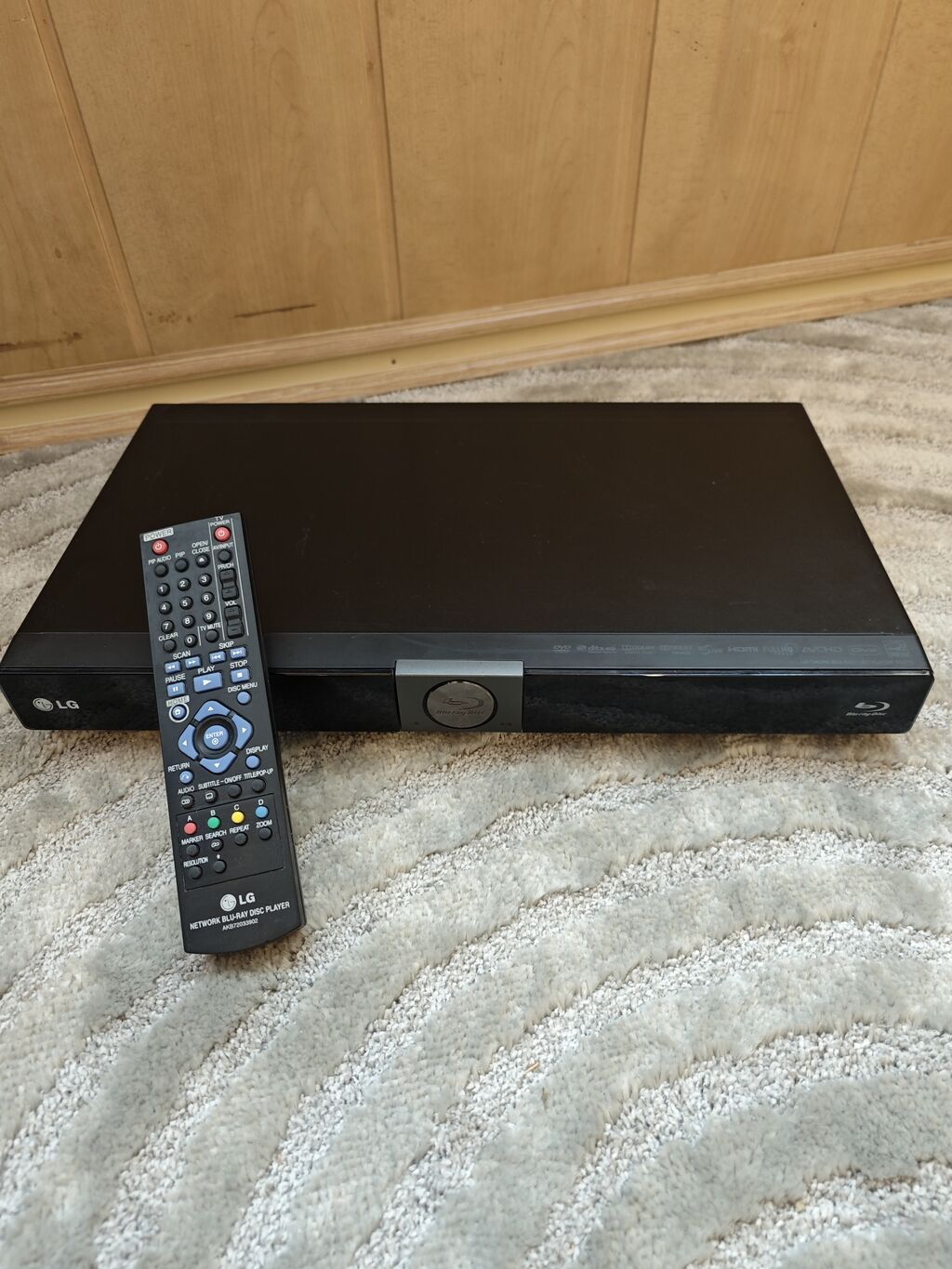 Продаю сетевой Blu‑ray проигрыватель LG с пультом ДУ. Основное: -: фото 1