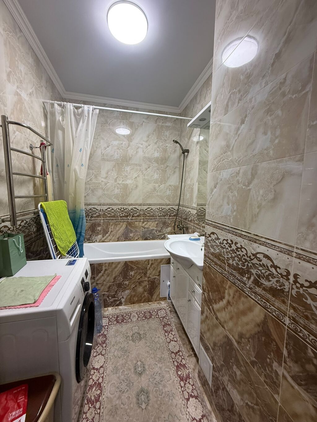 2 комнаты, 58 м², Асанбай мкр Элитка, 2 этаж, Евроремонт: фото 6