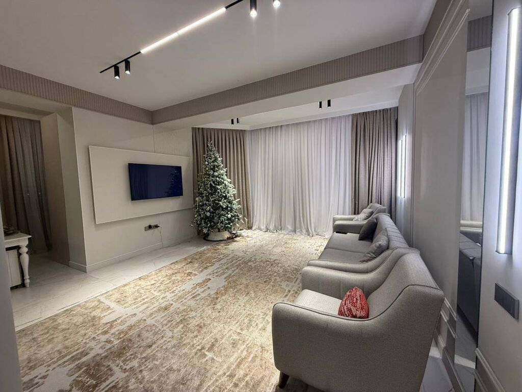 4 комнаты, 149 м², Асанбай мкр Элитка, 14 этаж, Дизайнерский ремонт: фото 2