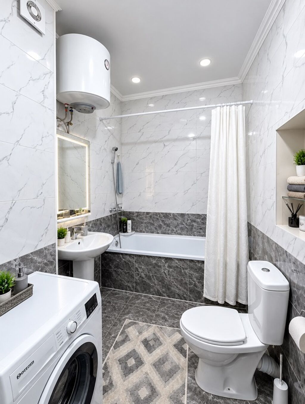 1 комната, 43 м², Индивидуалка, 5 этаж, Косметический ремонт: фото 2