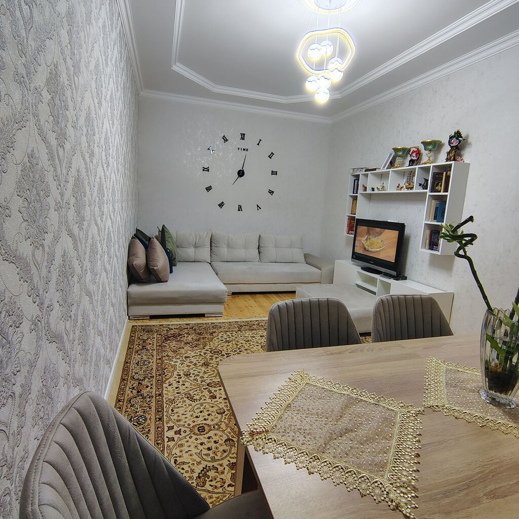 3 otaqlı, 63 kv. m, Kredit yoxdur, Yeni təmirli