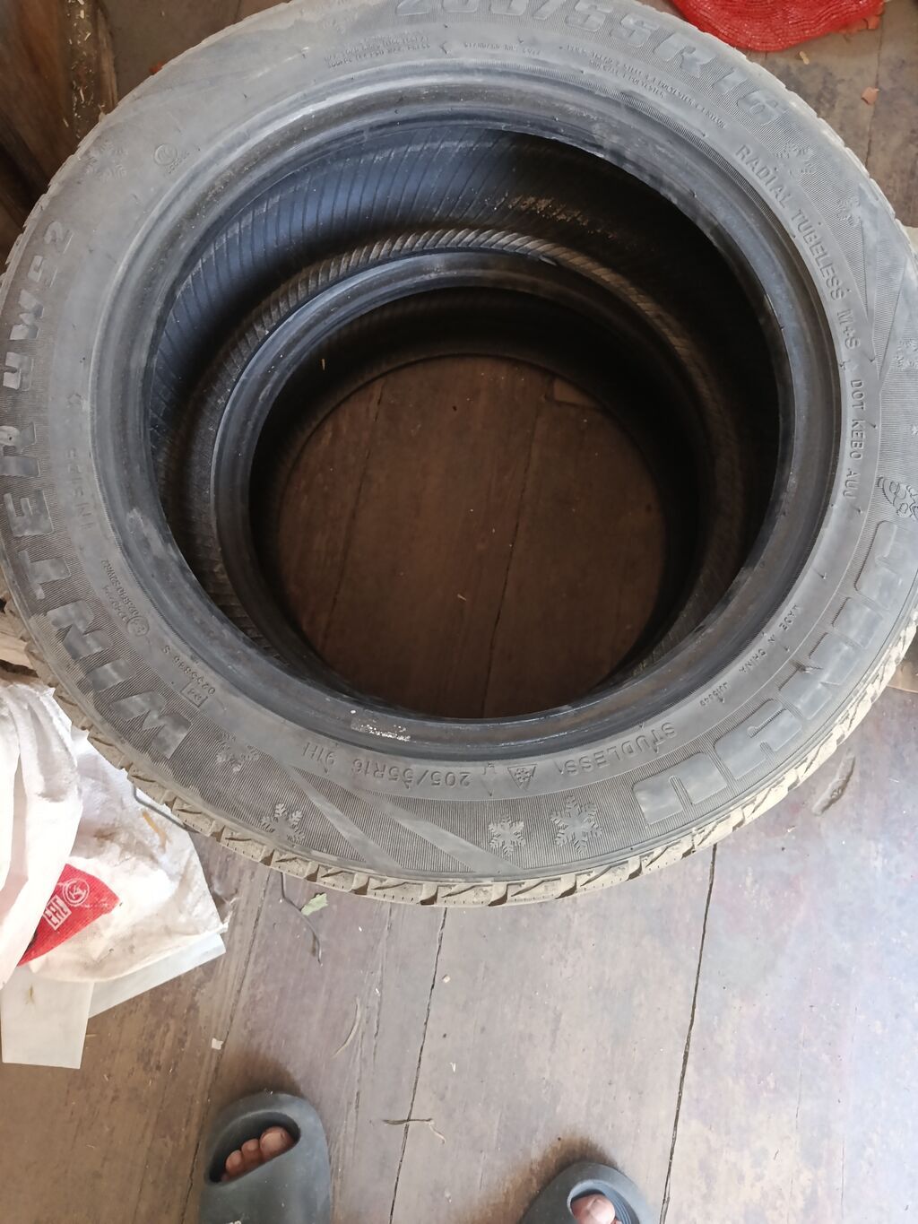 Шины 215 / 60 / R 16, Всесезонная, Б/у, Комплект, Легковые, Bridgestone: фото 6