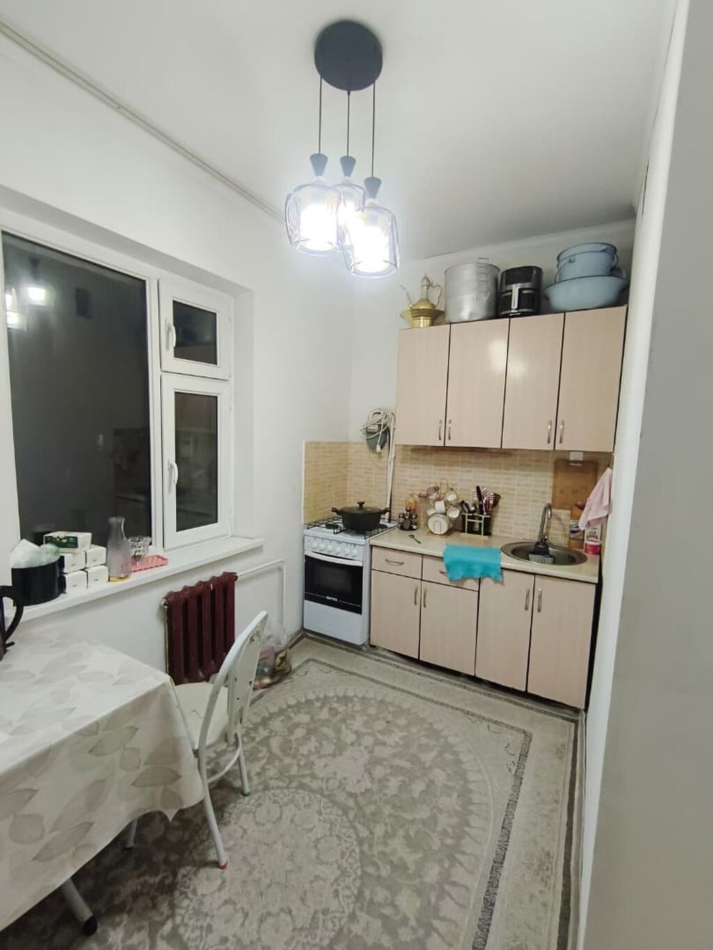 1 комната, 35 м², Джал мкр (в т.ч. Верхний, Нижний, Средний) 105 серия, 9 этаж, Требуется ремонт: фото 4