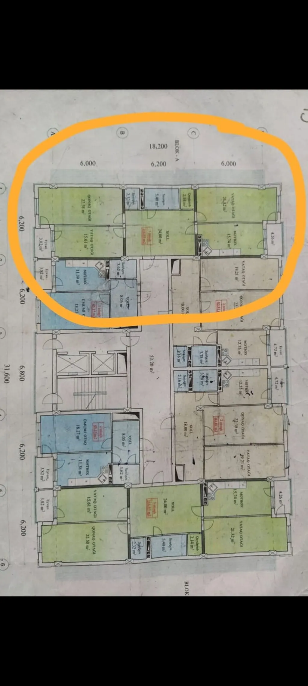 Mənzil, 3 otaqlı, 116 m², satılır, Sumqayıt — 2