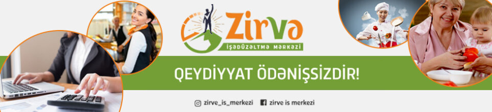 Zirvə işədüzətmə mərkəzi ➤ Azərbaycan ᐉ lalafo.az-da şirkət biznes profili