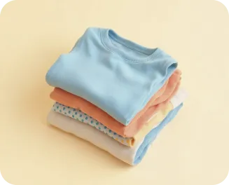 Bundles of clothes